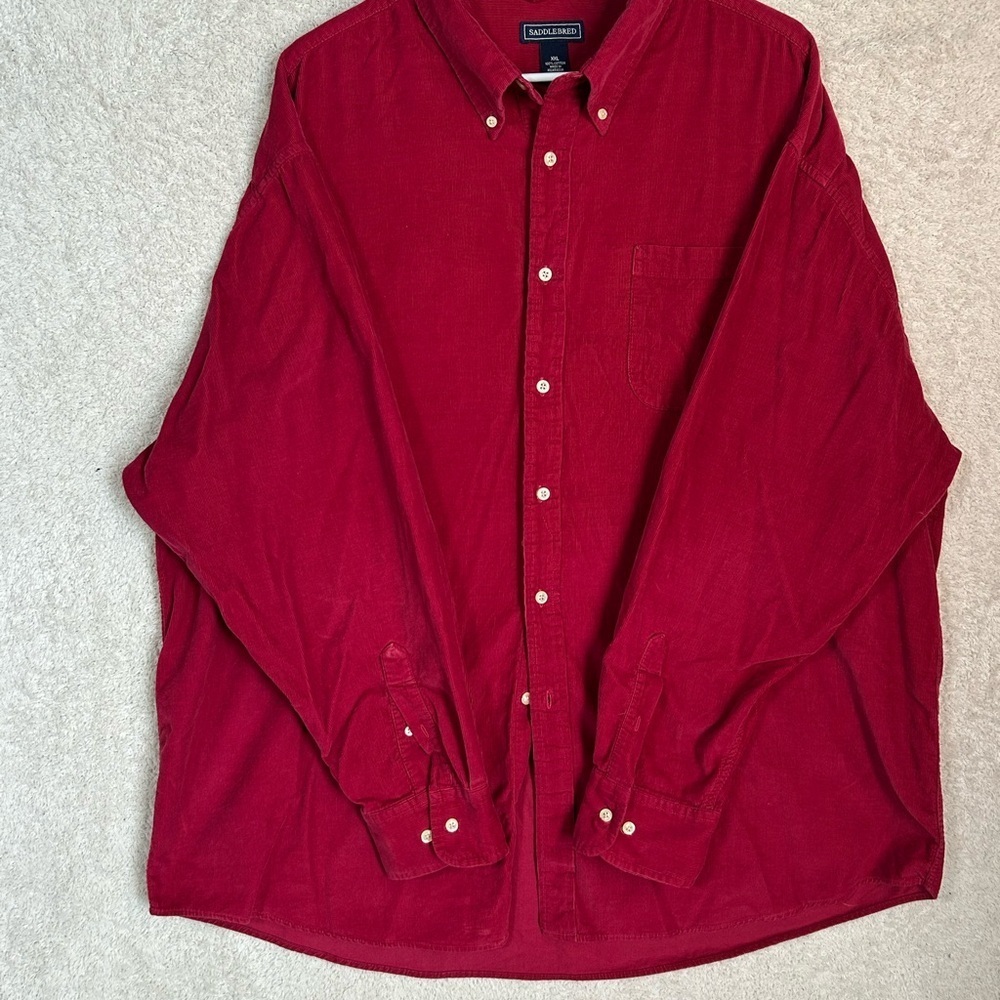 Saddlebred Shirt Men's 2XL Button Down Long Sleeve. Workwear Casual Holiday